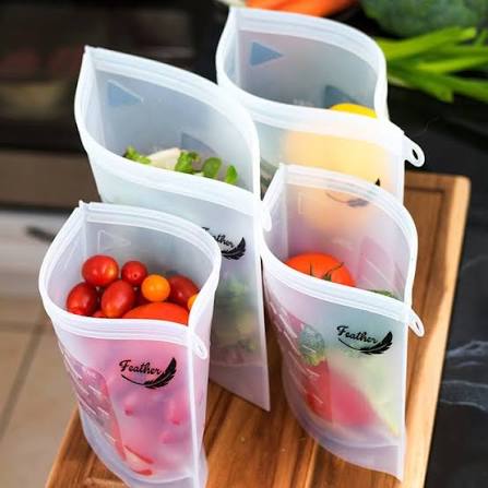 Reusable Silicone Food Bags